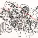 dibujo fcodeasislopez boceto lapartida