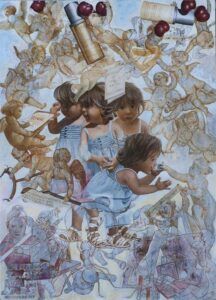 Pintura fcodesislopez Nora y el tiempo